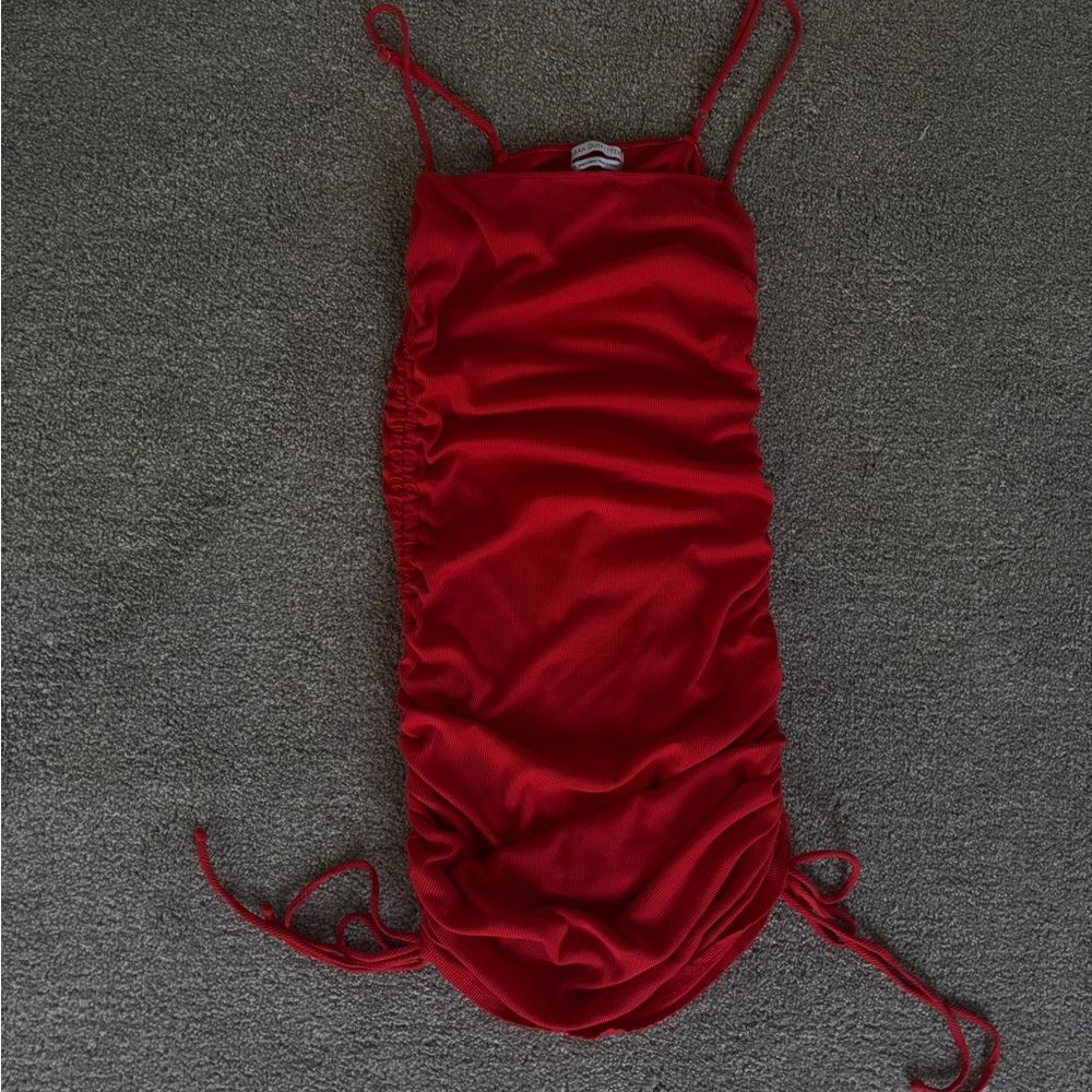 Urban Outfitters body con synch dress with ties